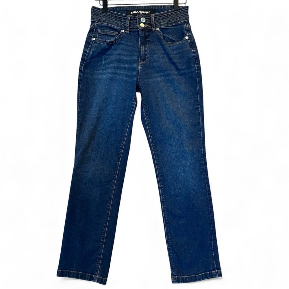 Karl Lagerfeld Paris Straight Leg Jeans – Dark Wash – Size 2